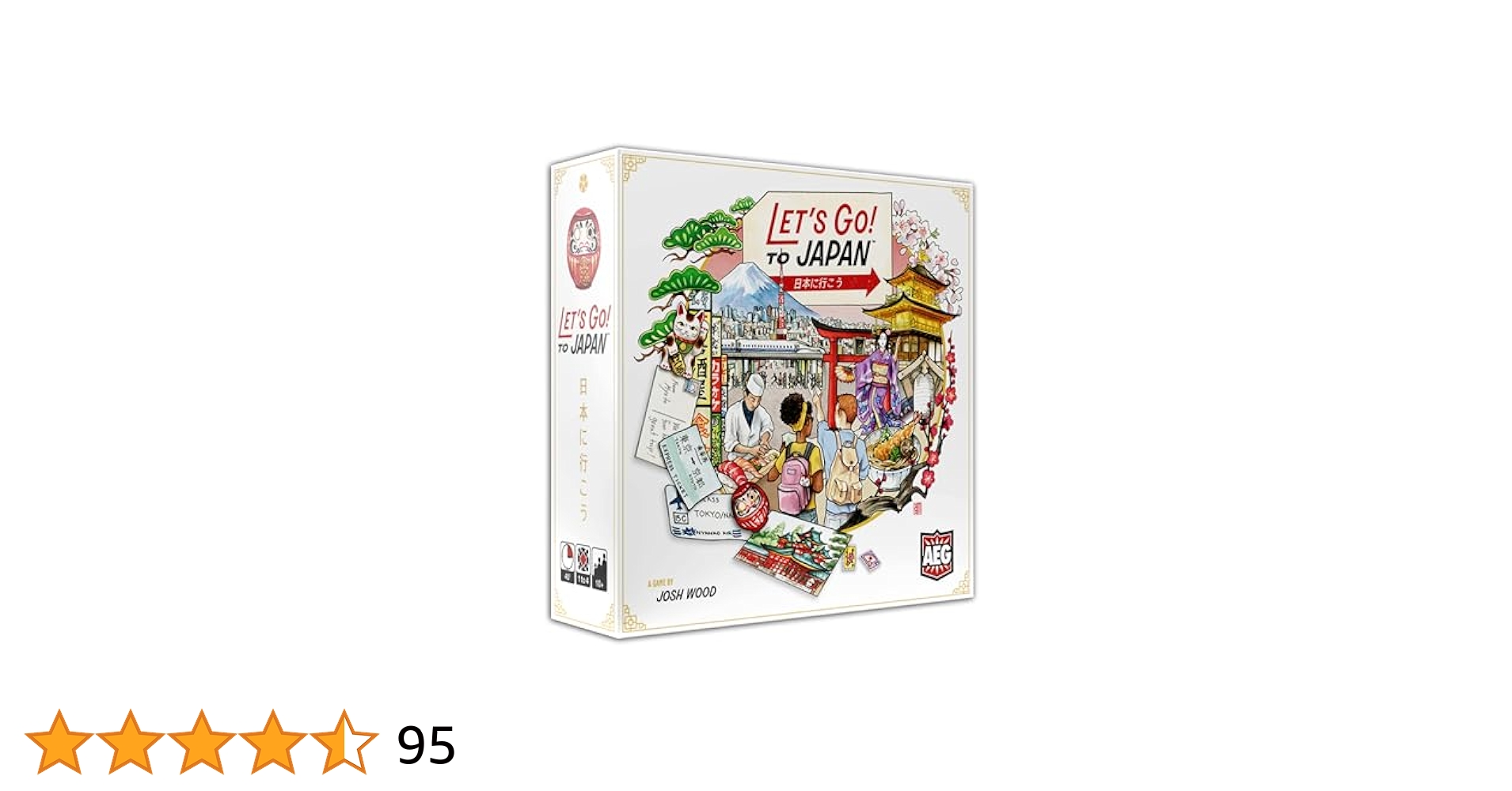 LET'S GO! JAPAN ボードゲーム AEG Amazon | AEG Let's Go! to Japan ボードゲーム | ストーリー